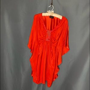 Laundry by Shelli Segal Beaded Butterfly Dress